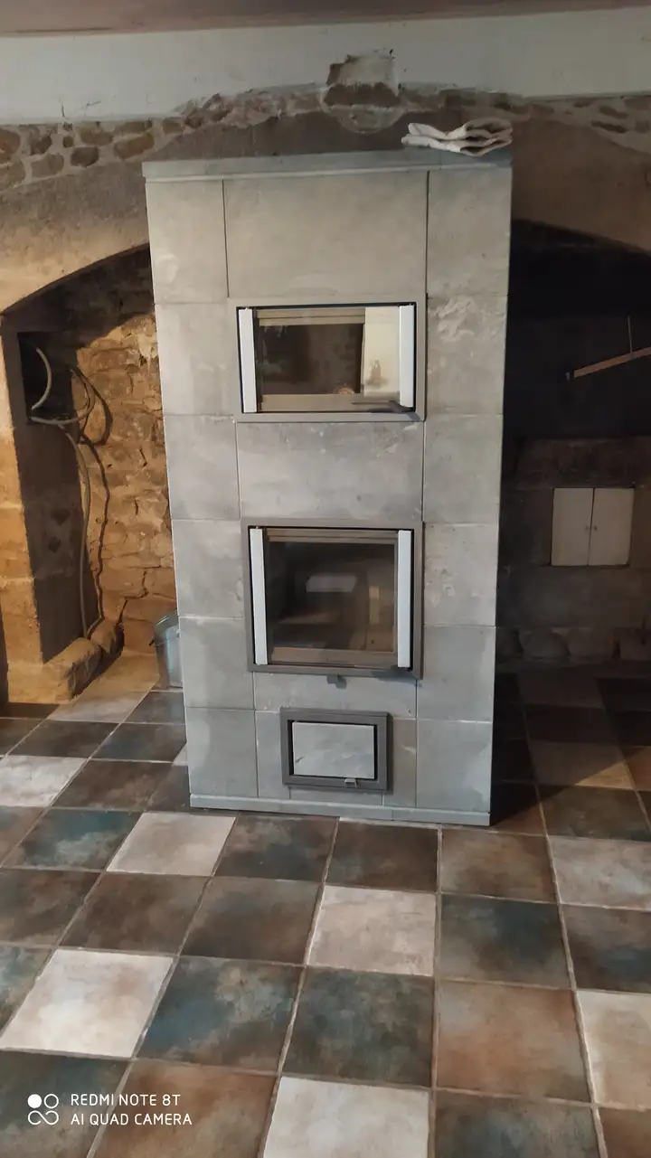 Installation Poêle de masse NunnaUnni Mamo Solo