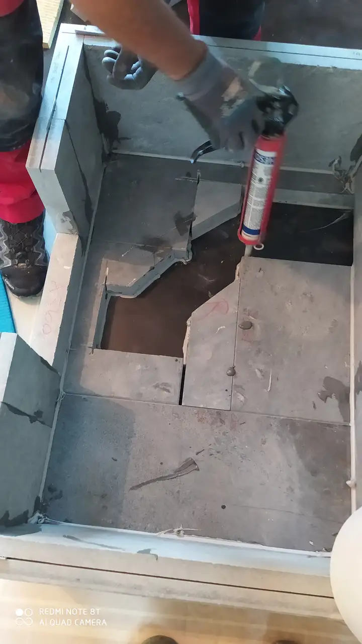 Installation Poêle de masse NunnaUnni Blanka PL