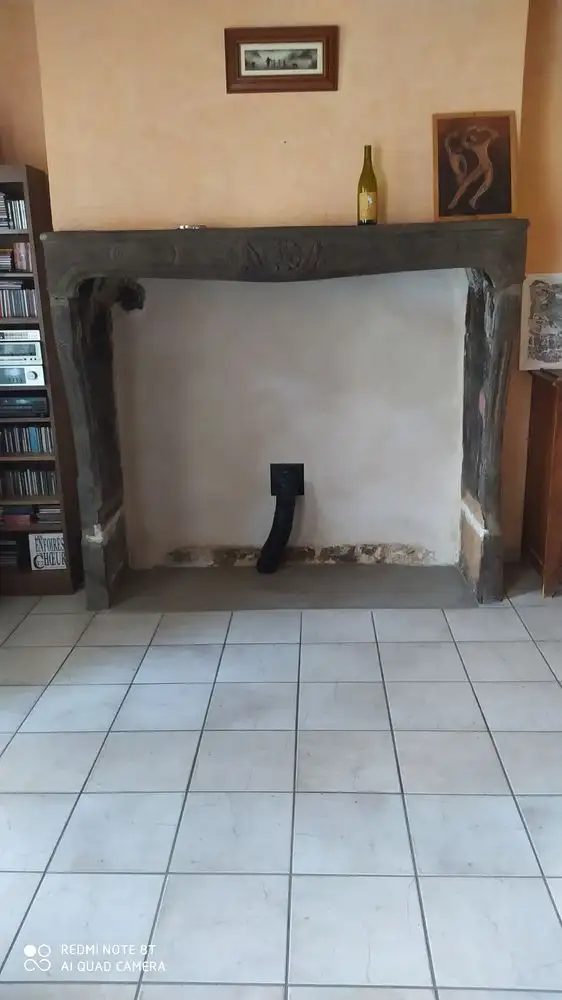 Arrivée d'air pour le poêle