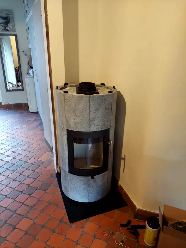 Installation du poêle Lotus M2
