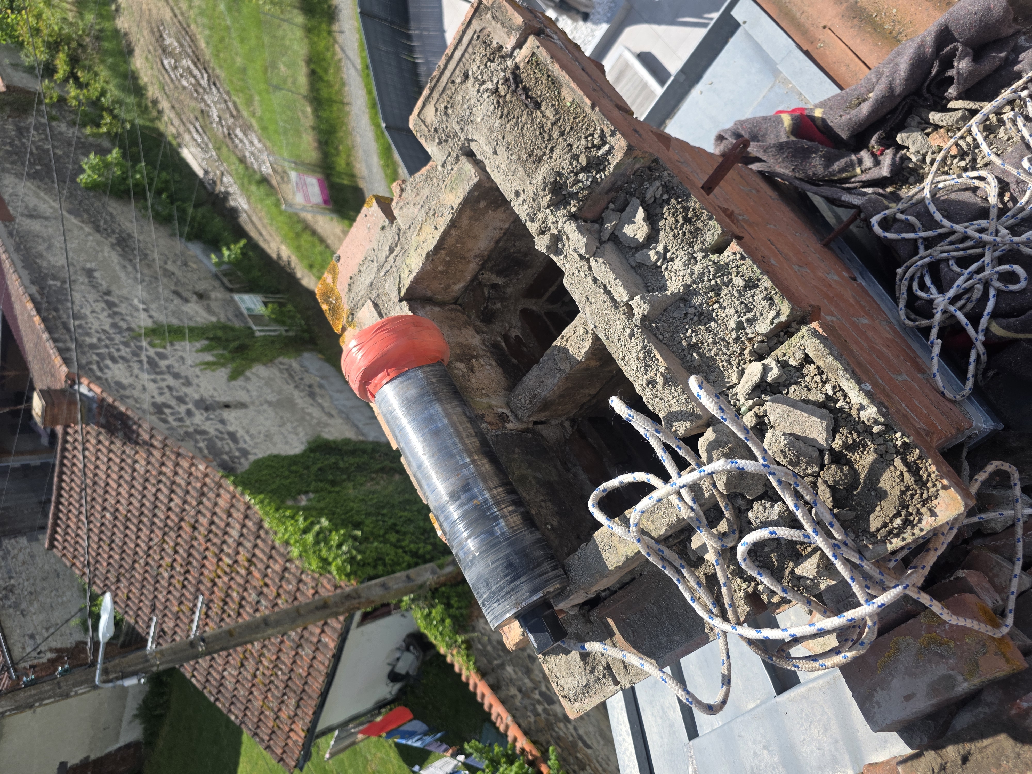Réfection aux normes haut de cheminée