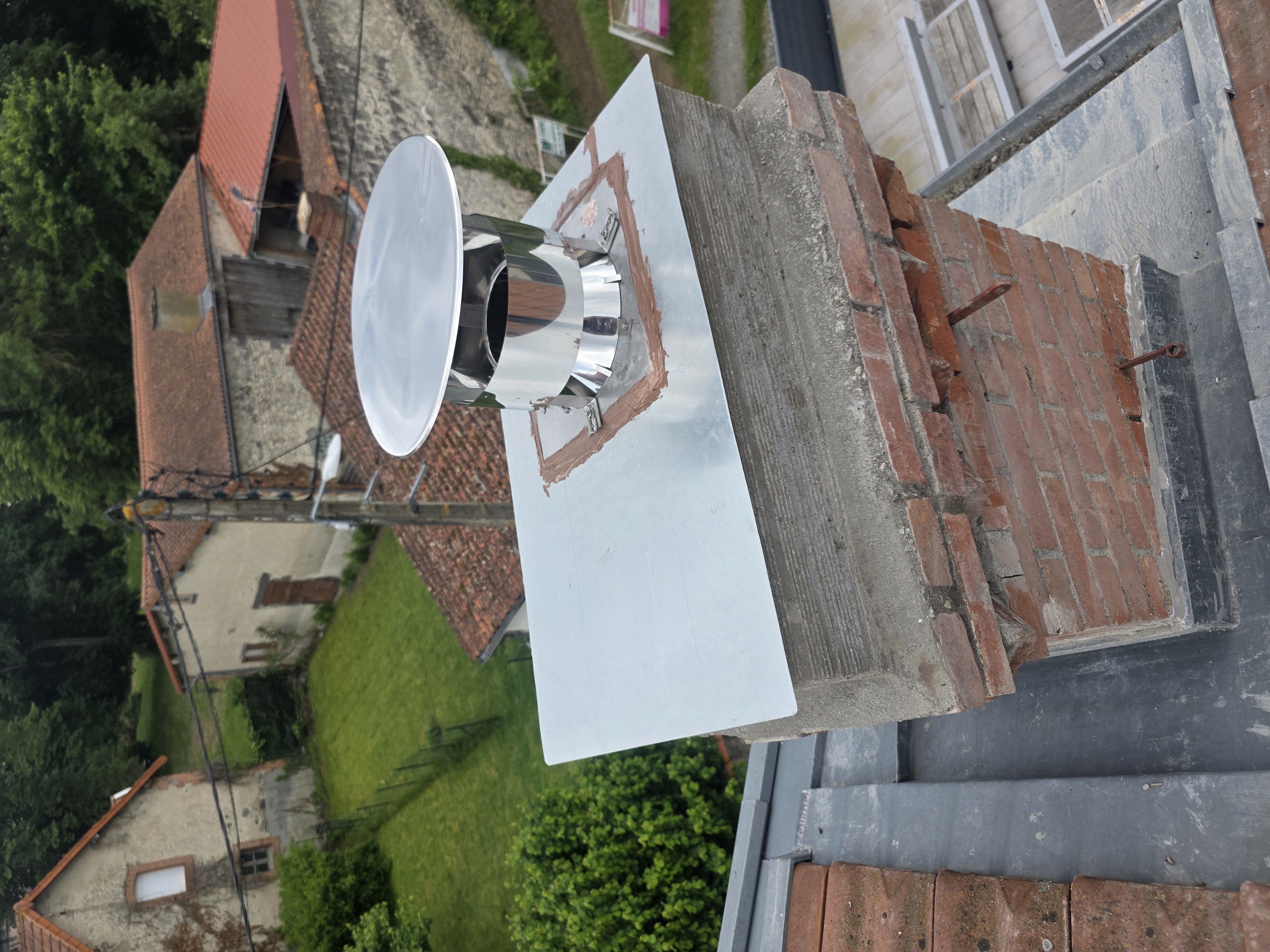 Réfection aux normes haut de cheminée